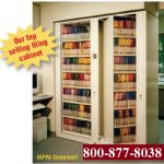 HIPAA compliant Times-2 X2 Rotating Shelving Rotating Cabinet Starter and Add-on