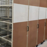 High Density Mobile Shelving Backroom Installation